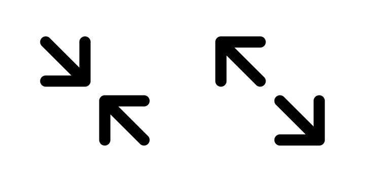 Expansion and Contraction arrow icons
