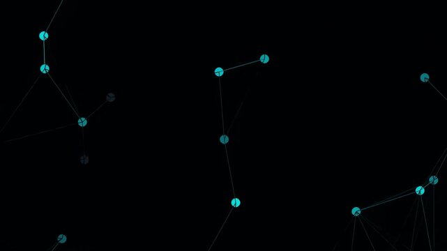 Abstract Network Connection Background Loop