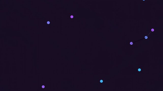 Abstract Network Connection with Growing Nodes and Lines