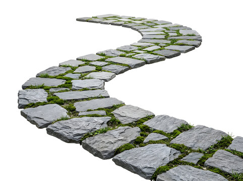 Stepping Stone Garden Path Isolated PNG