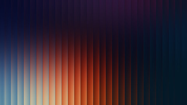 Fractal glass texture with ribbed light refraction. Abstract geometric surface displaying vibrant color gradients and optical distortion.