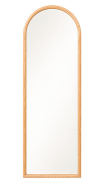 Natural Oak Arched Floor Mirror Scandinavian Luxury Home Decor