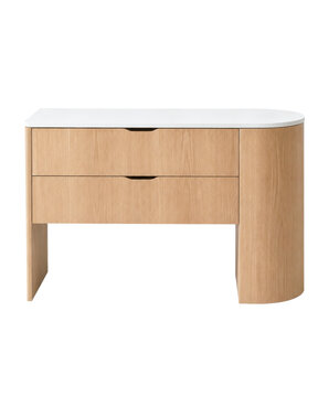 Modern Oak Bedside Table Minimalist Luxury Bedroom Furniture Design