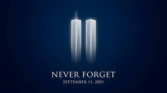 Twin towers memorial candles for september 11 2001