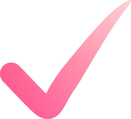 Pink Check Mark Icon © Vibe_Soda