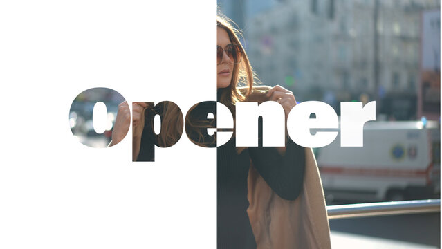 Fast & Clean Animated Slideshow Opener Template