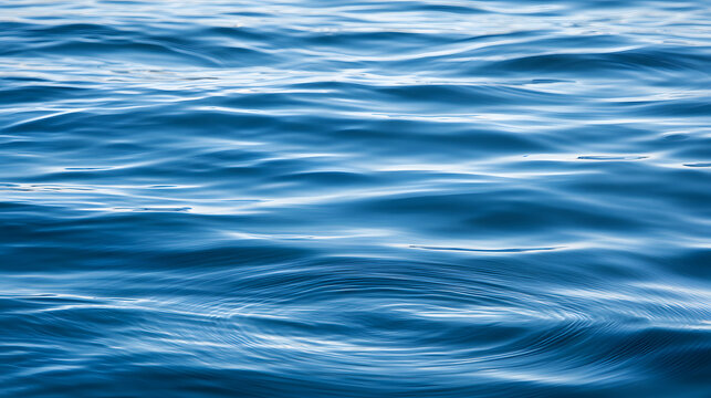 The blue water had gentle, lapping ripples