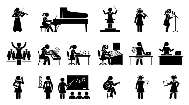 Music and Performance Icons: Musicians, Singers, Conductors, DJs, Teachers