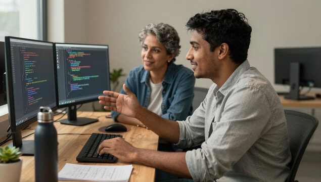Interactive Pair Programming and Mentorship Moment