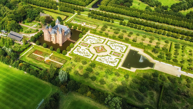 Assumburg Castle located in Heemskerk, North Holland, The Netherlands