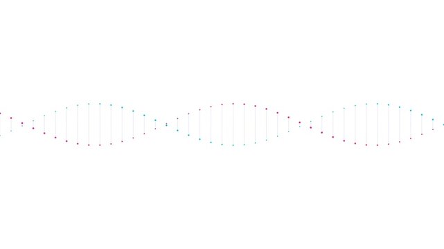 Subtle abstract textured wave line undulating on white background