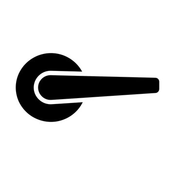 door handle glyph icon