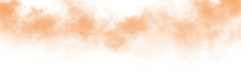 Fototapeta premium Warm Smoke PNG Isolated on Transparent Background, Dramatic Color Fog Overlay for Sports Posters, Gaming Artwork, Creative Compositing, and Digital Design