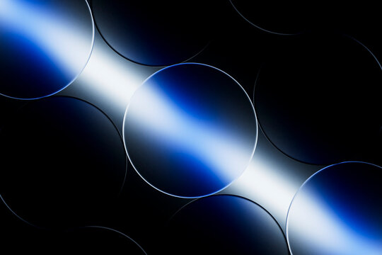 Diagonal Blue Light Abstract Background