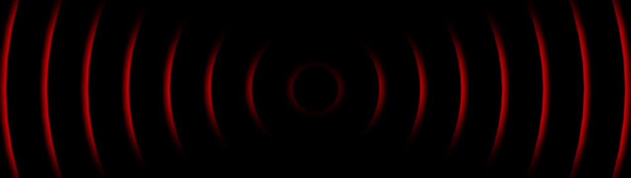 Radio waves concept. network tower produced radio wave concept. 4k video motion graphic Radio wave signal animated background. Technology radio waves signal icon animation. 