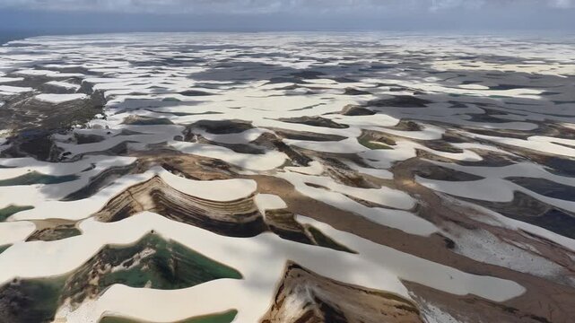 Drifting Sideways Above Len&ccedil;&oacute;is Maranhenses