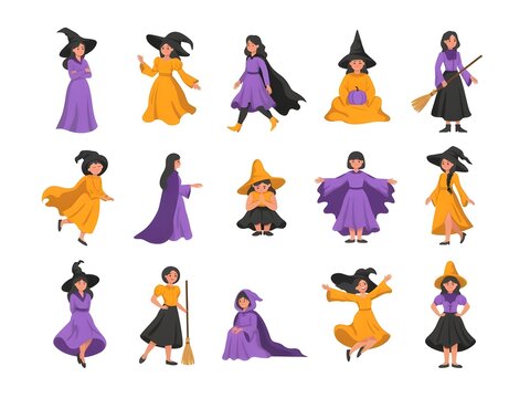 Elegant Halloween Witch Collection