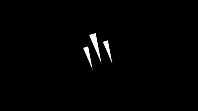Comic speak symbol icon animation on background. Talking sign motion, Imagination, thinking concept.
