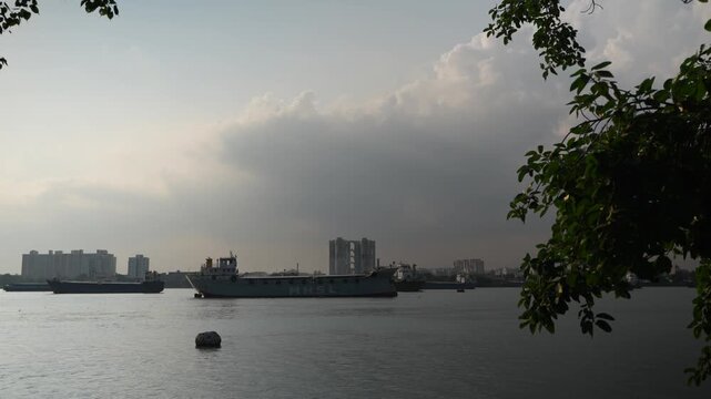 The Ganges is a sacred and important river that divides Kolkata and Howrah into two parts. The Howrah Bridge and the Second Hooghly Bridge, built over this river, connect two districts in West Bengal.