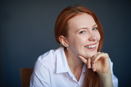 laughing young woman