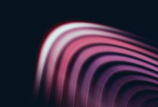 Premium futuristic pink neon wave background.Ripple effect curve gradient background with noisy and grain texture for cover,tech,poster,header etc.