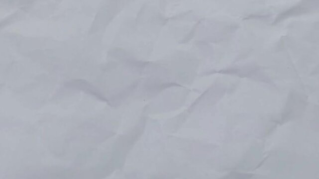 Crinkled  white gray Paper texture stop motion background, crumpled paper texture vintage overlay.
