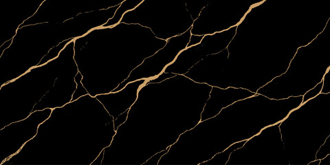 A luxurious black marble texture with striking golden veins creates an elegant and sophisticated backdrop, perfect for high-end design applications. © Shehbaz Studio