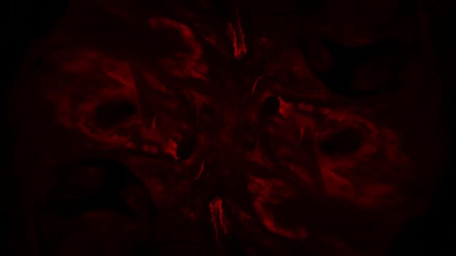 red cosmic acid psychedelic abstract background ink swirl wave morphing Intro overlay vj vfx template mist flow