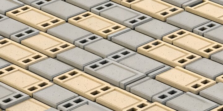 seamless pattern of bricks