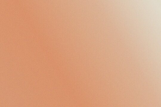 Soft Peach Orange Grainy Gradient Background Vector with Noise Texture