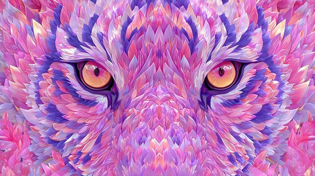 Close up of purple and blue peacock feathers with eye patterns and iridescent colors