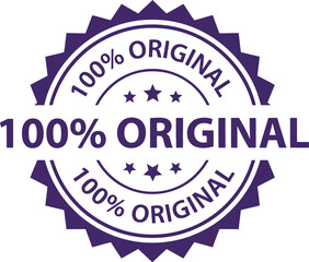 Obraz premium Purple circular badge with 