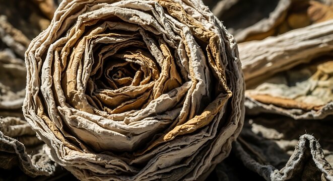 Dried withered flower head close up texture with withered botanical background