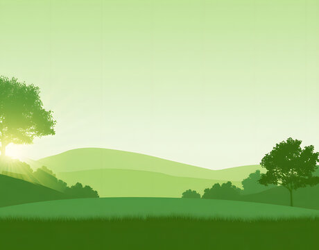Hintergrund gr&uuml;ne Landschaft