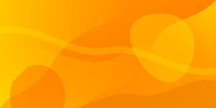 Abstract orange background with fluid organic shapes and soft gradient waves vector illustration