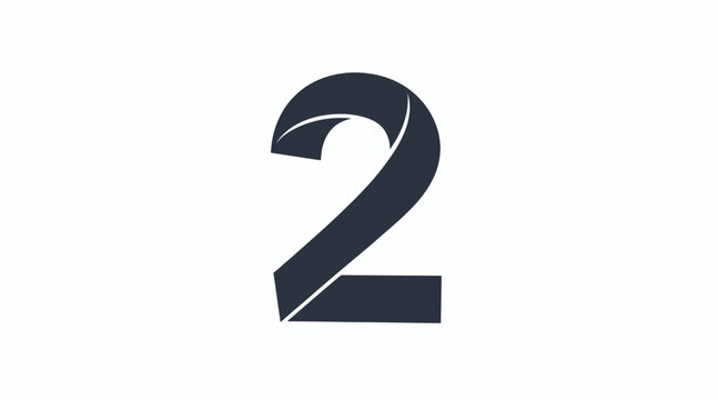 Stylized number two logo with leaf wing detail.