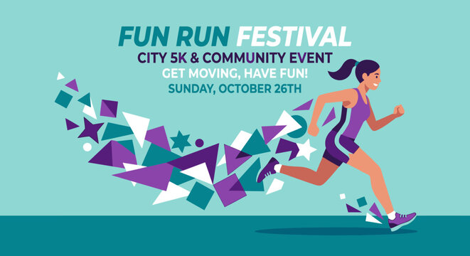 Fun Run Festival City 5k Community Event Get Moving Have Fun Sunday October 26th