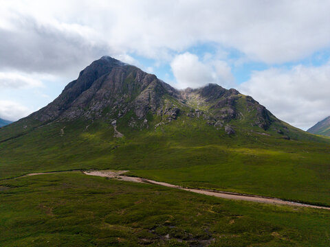 Glencoe mountains in the Scottish Highlands