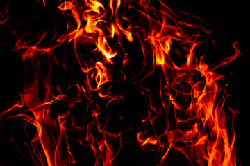 Fototapeta premium Fire blaze background. Fire sparks. Fire inferno. Fire effect.