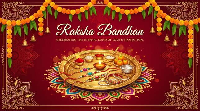 Happy raksha bandhan celebration background