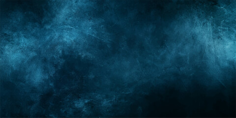 Obraz premium Mysterious Blue Haze: Ethereal blue smoke or fog swirls and drifts, creating a moody and atmospheric backdrop with a sense of mystery and depth.
