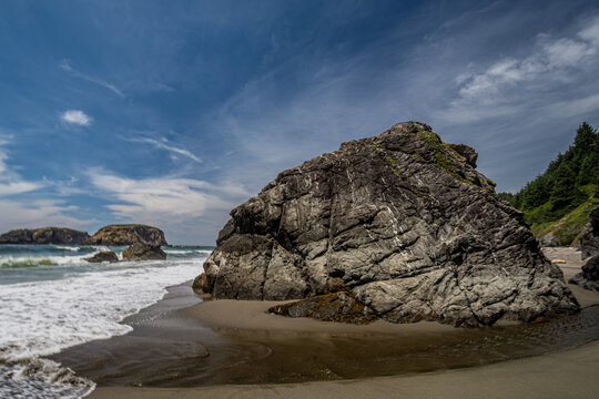 beach and rocks
