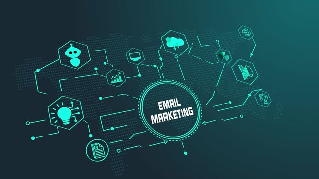 Email Campaign Analytics Package Designed for Corporate Motion Graphics Templates.