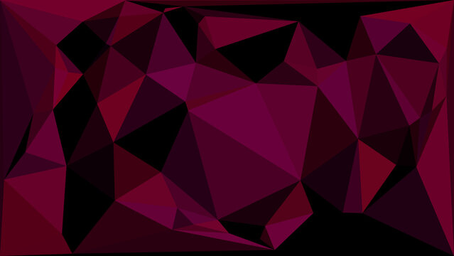 Geometric Pattern Background with Dark Red Polygons