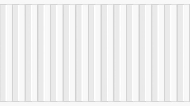 White container wall background seamless loop flat animation moving horizontally from left to right. 4K animated container wall for background, industrial, logistics, and motion graphics.