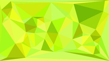 Fototapeta premium Abstract Geometric Overlapping Shapes in Bright Neon Green and Yellow 3D Render