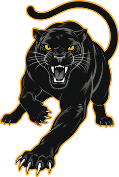 black panther cartoon