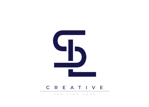 SL Creative Minimalist Logo Design For Branding And Modern Corporate Identity. letter logo design