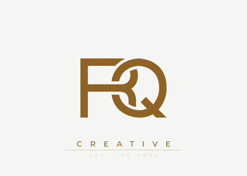 RQ Creative Minimalist Logo Design For Branding And Modern Corporate Identity. letter logo design