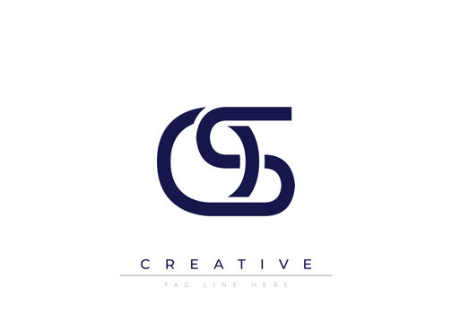 OS Creative Minimalist Logo Design For Branding And Modern Corporate Identity. letter logo design